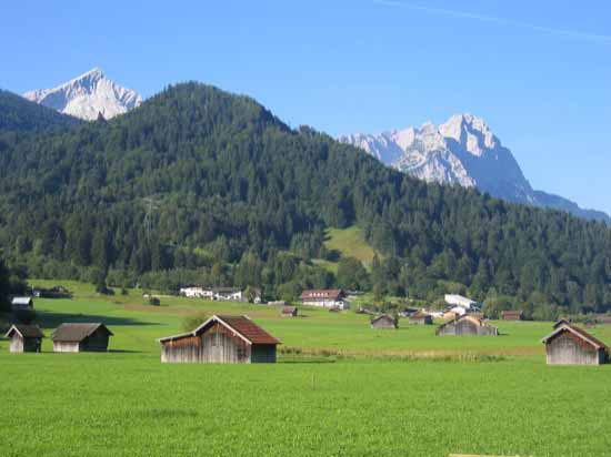 Panorama in Garmisch Partenkirchen