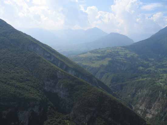 Bergpanorama bei Ranzo